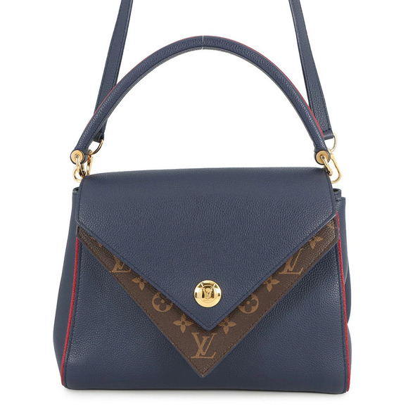 Louis Vuitton Handbags - Louis Vuitton Monogram Calf Leather Double V Handbag Shoulder Bag